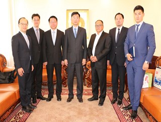 蒙古國副檢察總長接見本教學參訪團