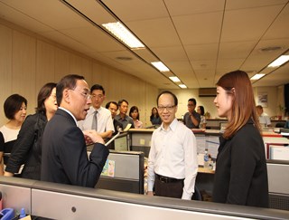 107年8月21日部長蒞臨本學院視察