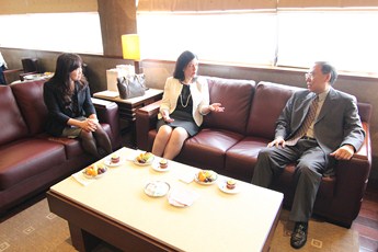 蔡清祥院長與Christine Santini法官進行座談、交流