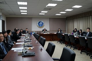 107年1月19日本學院蔡碧玉院長訪視司法官第57期第二階段院檢學習新北學習組