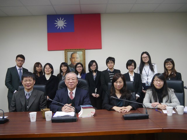 2014/01/06 President Lin visited apprentices of the 53rd Judiciary Class in Taiwan New Taipei District Court and New Taipei District Prosecutors Office