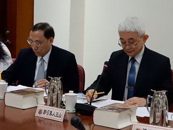 召集人最高法院鄭院長玉山主持會議