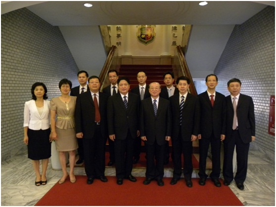 The delegation of Fu-jian Prosecutors Association led by the director Ni Ying Da visited JPTI on July 9th, 2012