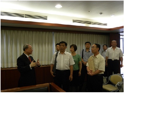 The delegation of Tian-jin Prosecutors Association visited JPTI on July 7th, 2012.