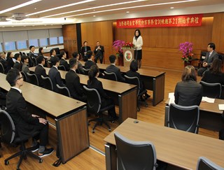 108年3月6日本學院舉行檢察事務官訓練班第21期學員始業典禮