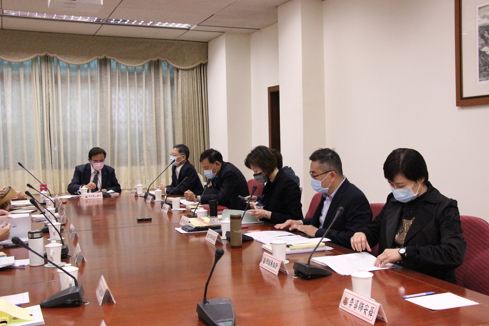 110年1月29日辦理法務部遴選檢察官研習審議小組第4次會議照片02